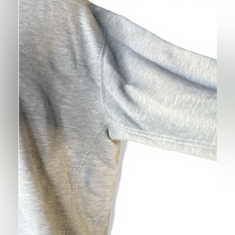 Zara Women’s Heather Gray Quarter-Zip Pullover Size XL - Picture 2 of 6